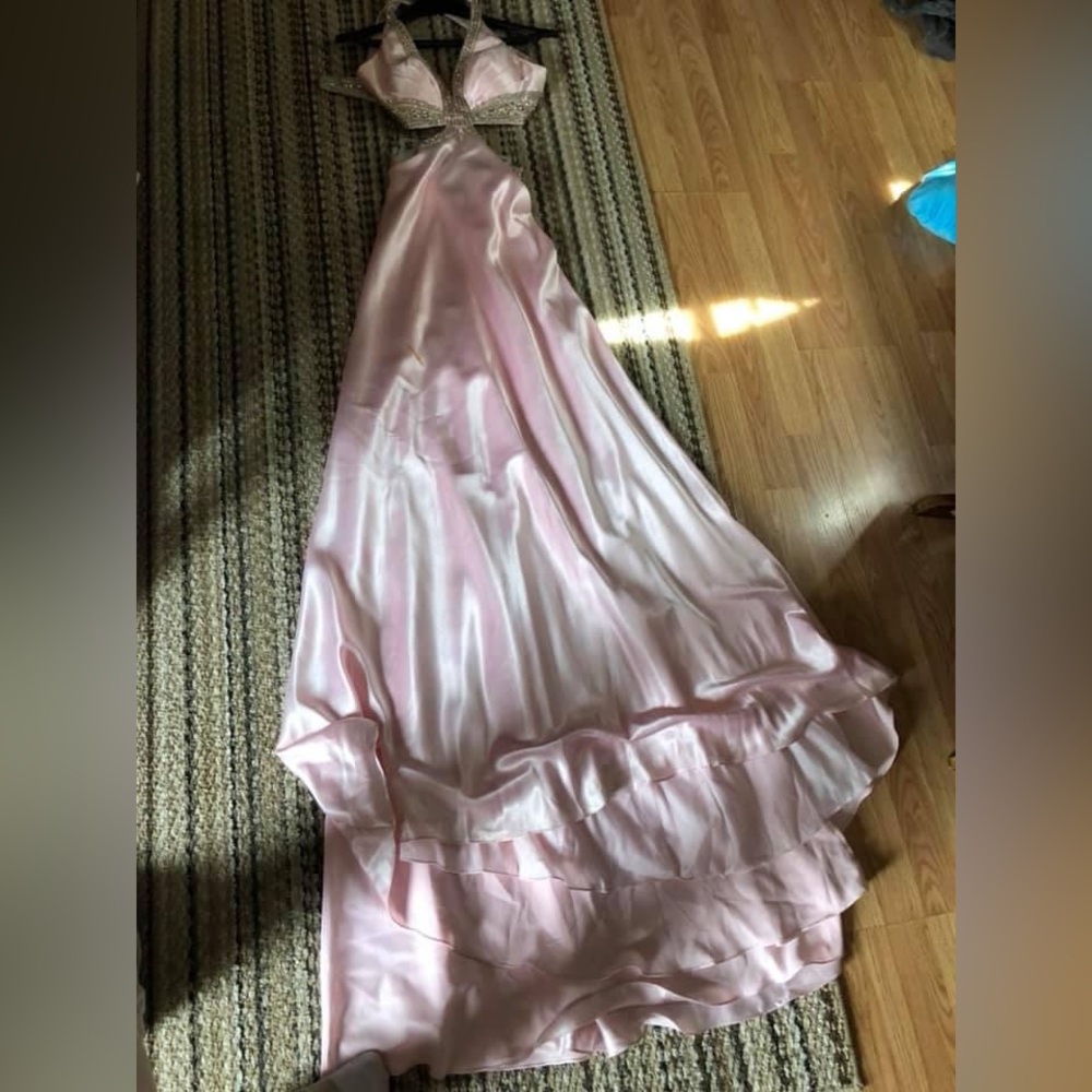 Long Pink Formal Dress